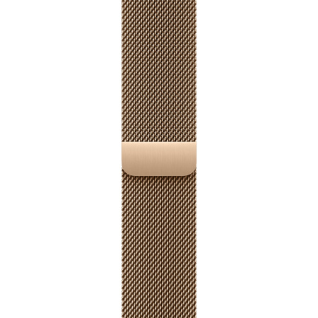 Apple Watch 10 46mm, титан, золотой, миланская золотая петля S/M