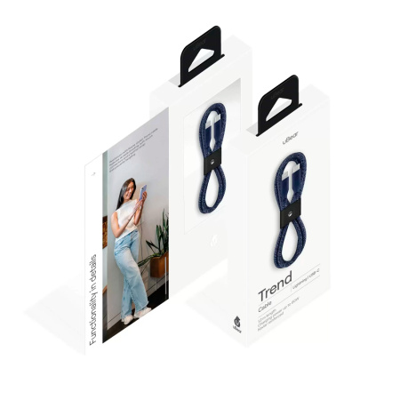 uBear кабель Type-C/Lightning Trend Cable 1.2м (синий) DC13DB12TR-CL