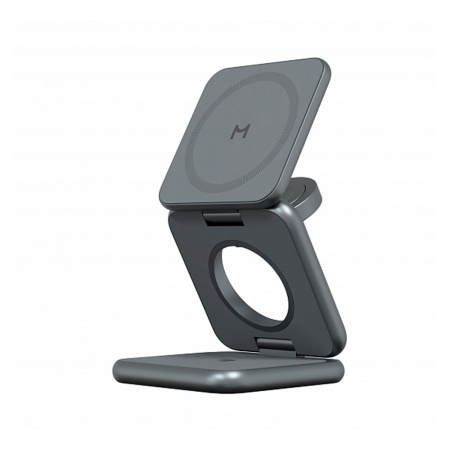 Magssory БЗУ Fold Pro Qi2 3 в 1 (серый) WCH063m