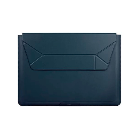 Uniq чехол-папка для MacBook 14.2 Oslo PU leather Magnetic Laptop (синий) OSLO(14)-BLUE