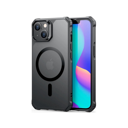 ESR чехол для iPhone 14 Air Armor Halolock MagSafe (черный/прозрачный) 1A5980302