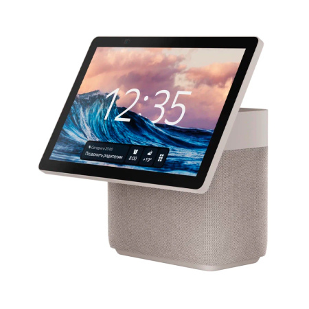 Yandex умная колонка с экраном с поддержкой ZigBee Яндекс.Станция Дуо Макс (бежевый) YNDX-00055BIE