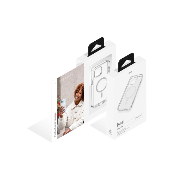 uBear чехол для iPhone 15 Pro Real Mag Case MagSafe (прозрачный) CS253TT61PRL-I23M