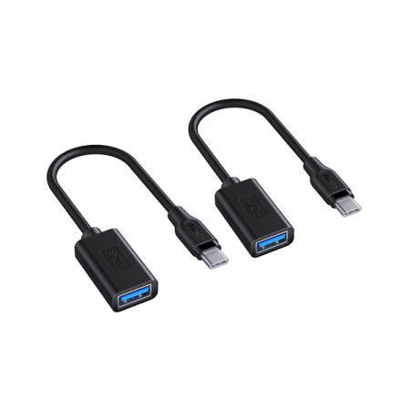 Aukey переходник USB A/Type-C (черный) CB-A26