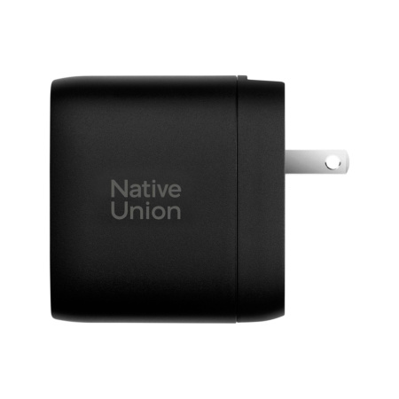 Native Union СЗУ PD Fast GaN Charger 67W 2х Type-C + USB A (черный) FAST-PD67-BLK-2CA