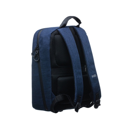 PixelBag рюкзак 13" с LED-дисплеем Pixel Plus Navy (темно-синий) + внешний павербанк GOLF 10000 mAh