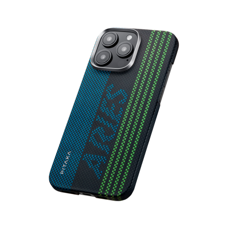 Pitaka чехол для iPhone 16 Pro Max Tactile Woven Case Aries MagSafe (черный)