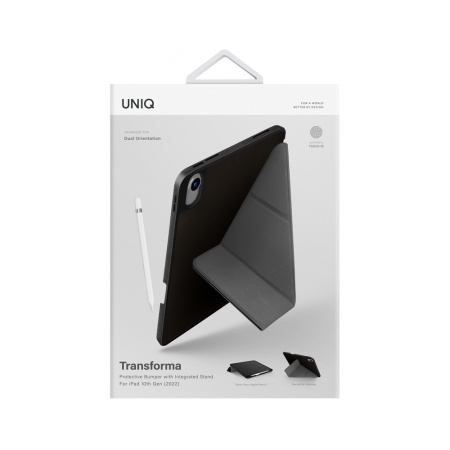 Uniq чехол для iPad 11 (2025) Transforma (черный) PDP10G(2022)-TRSFBLK