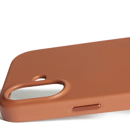 Mujjo чехол для iPhone 17 Full Leather Case MagSafe (коричневый) MUJJO-CL-060-TN