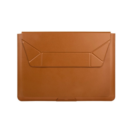 Uniq чехол-папка для MacBook 14.2 Oslo PU leather Magnetic Laptop (коричневый) OSLO(14)-BROWN