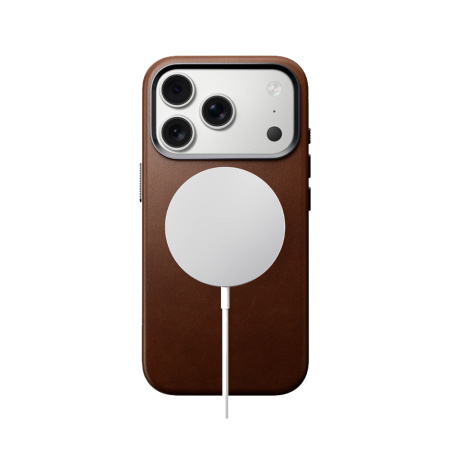 Nomad чехол для iPhone 17 Pro Max Modern Leather Case (Horween) MagSafe (темно-коричневый) NM0118408