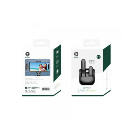 Green Lion петличный микрофон беспроводной Lightning (черный) GNWIRLGTBK