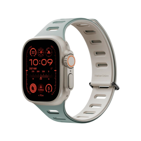 Native Union ремешок Active Magnetic 46/49 мм (зеленый/серый) ACTBAND-AW-L-GRNS