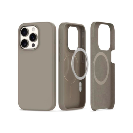 Tech-protect чехол для iPhone 15 Pro Max Silicone MagSafe (серый) 9319456606867