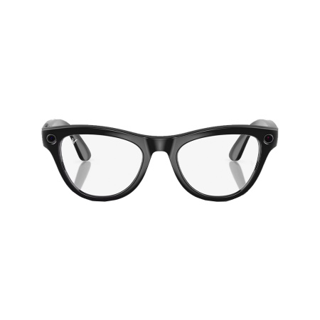 Ray-Ban экшн камера-очки Skyler (Глянцевая черная оправа/Синие линзы хамелеон) (черный) 601/MF52