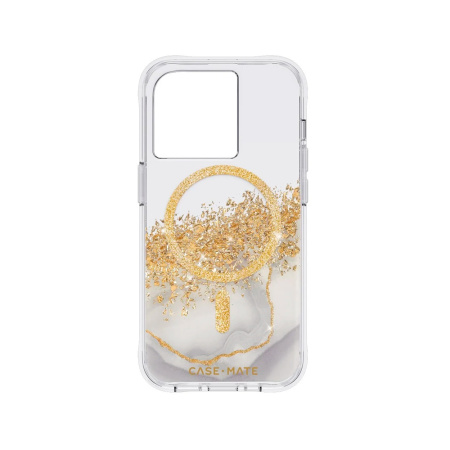 Case Mate чехол для iPhone 14 Pro Karat Marble MagSafe (прозрачный/белый) CM049030