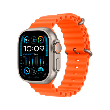 Apple ремешок Ocean Band 45 мм (оранжевый)