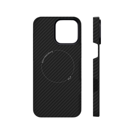 VLP чехол для iPhone 16 Pro Max Kevlar MagSafe (черный) 1058031