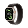 Apple Watch Ultra 3 49mm, натуральный, Trail Loop S/M черный ремешок
