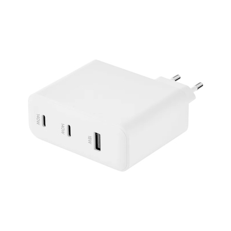 uBear СЗУ Wall charger Motion 140W 2x Type-C + USB A (белый) WC30WHPD140-ACC
