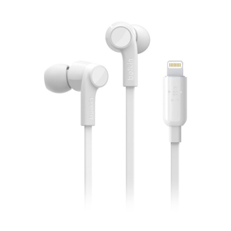 Belkin наушники с разъемом Lightning (белый) G3H0001btWHT