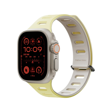 Native Union ремешок Active Magnetic 46/49 мм (желтый/серый) ACTBAND-AW-L-LMOS