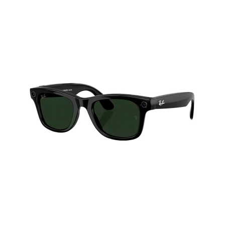 Ray-Ban экшн камера-очки Wayfarer Gen 2 L (Глянцевая черная оправа/Зеленый графит хамелеон) (черный)